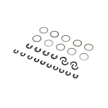 Set clips en E y calzas Mini LMT Losi LOS216009