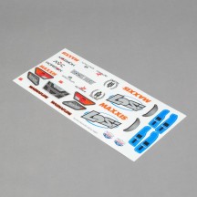 Hoja de adhesivos azul eléctrico Rock Rey Losi