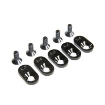 Insertos soporte motor 21,5T 5ive-T 2.0 Losi LOS252106