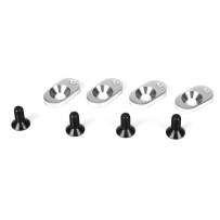 Losi Engine Mount Inserts & Screws 19T (4): 5IVE-T MINI WRC - LOSB5801