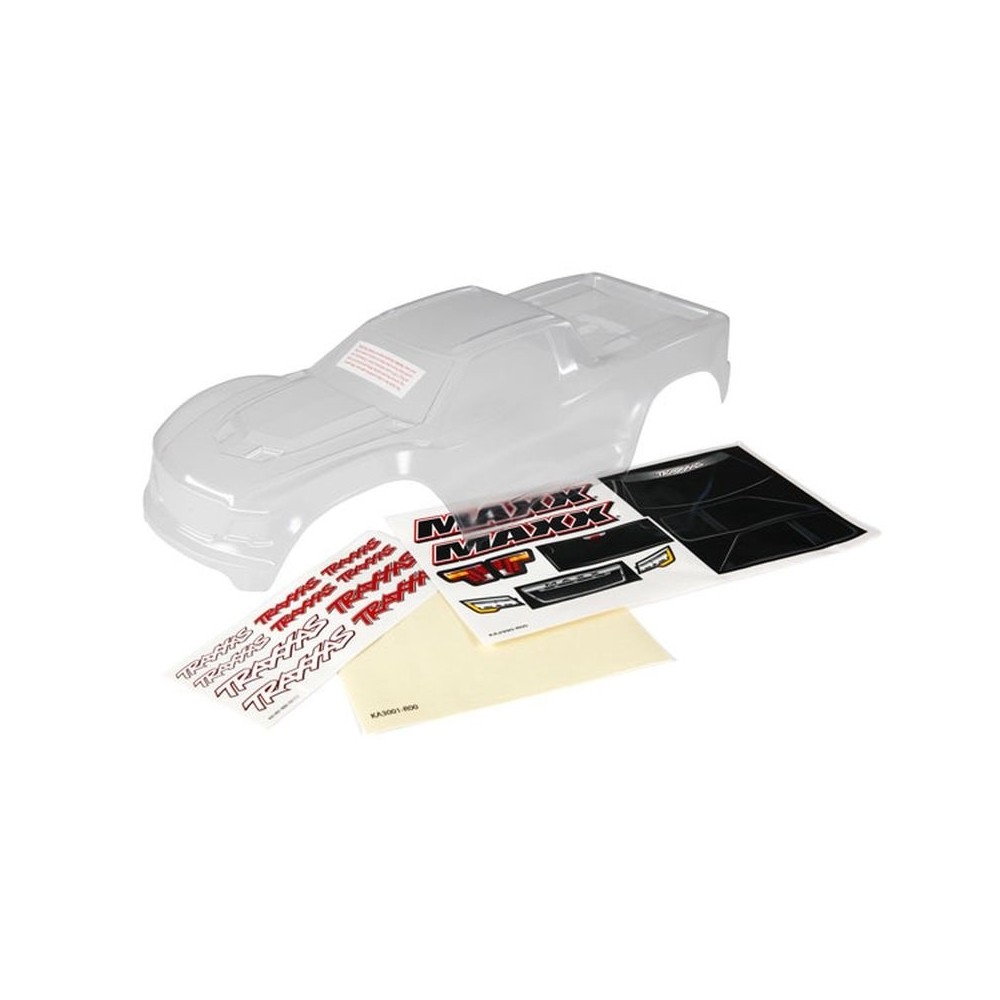 Carrocería Maxx transparente calcomanías Traxxas TRX8911 Carrocería Maxx transparente calcomanías Traxxas TRX8911