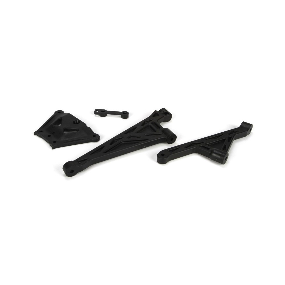 Refuerzos y espaciadores de chasis 5IVE-T Losi LOSB2558