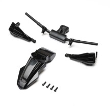 Guardabarros y manillar negros Promoto-SM Losi LOS-2281