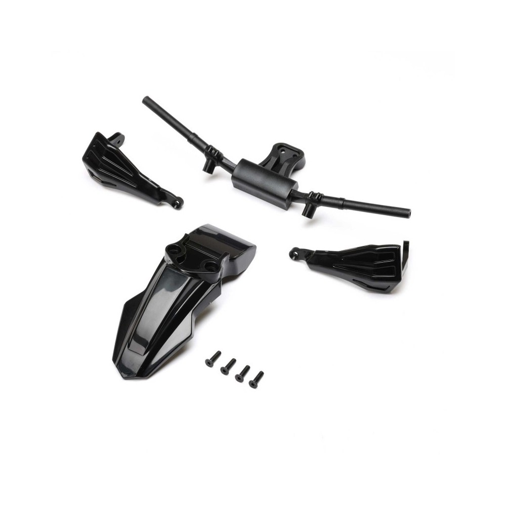 Guardabarros y manillar negros Promoto-SM Losi LOS-2281 Guardabarros y manillar negros Promoto-SM Losi LOS-2281