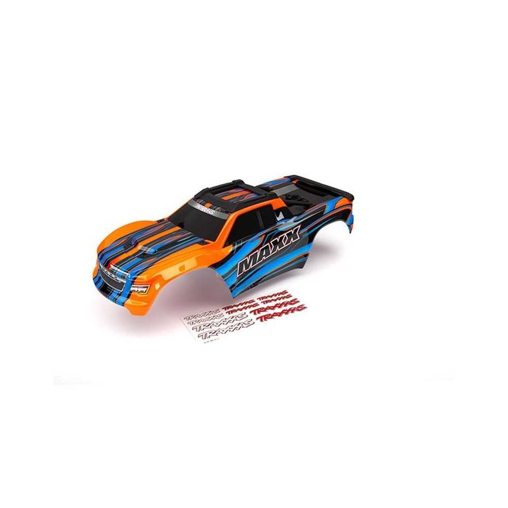 Traxxas Body maxx orange (painted) decal sheet TRX8911T Traxxas Body maxx orange (painted) decal sheet TRX8911T