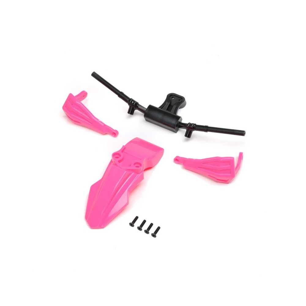 Losi Fender Handguards & Handle Bars Pink: PM-SM - LOS-2295 Losi Fender Handguards & Handle Bars Pink: PM-SM - LOS-2295