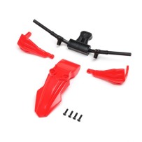 Losi Fender Handguards & Handle Bars Red: PM-SM - LOS-2307