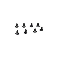 Losi Flat Head Screws 8-32 x 3-8" (8) - LOSA6264