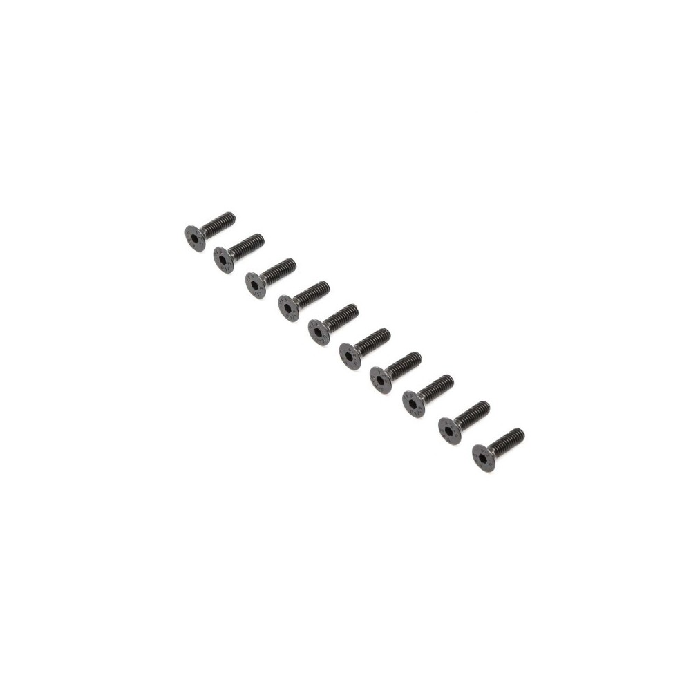 Tornillos acero negro M4 x 14 mm Losi LOS255019