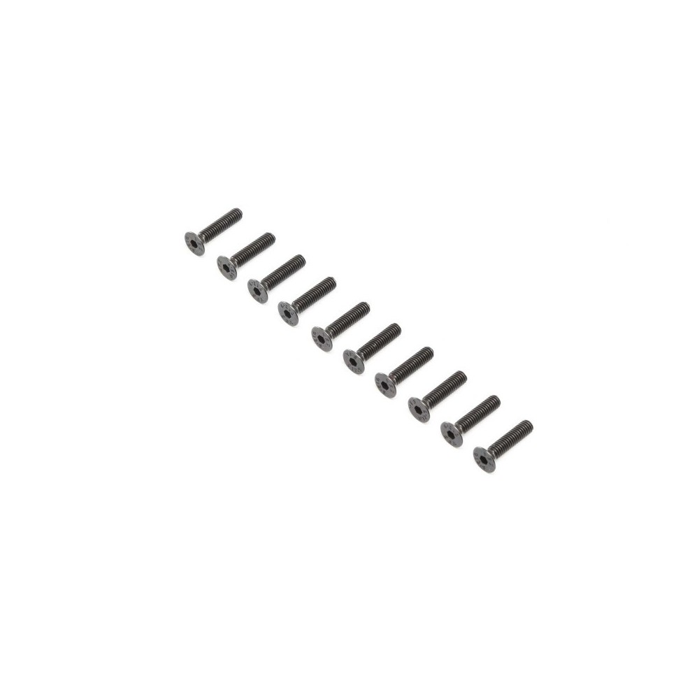 Tornillos acero negro M4 x 18 mm Losi LOS255020