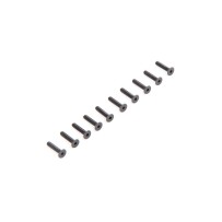 Losi Flat Head Screws M2.5 x 12mm (10) - LOS235010