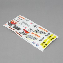 Losi Flrsnt YellowDecalSheet Rock Rey - LOS239001