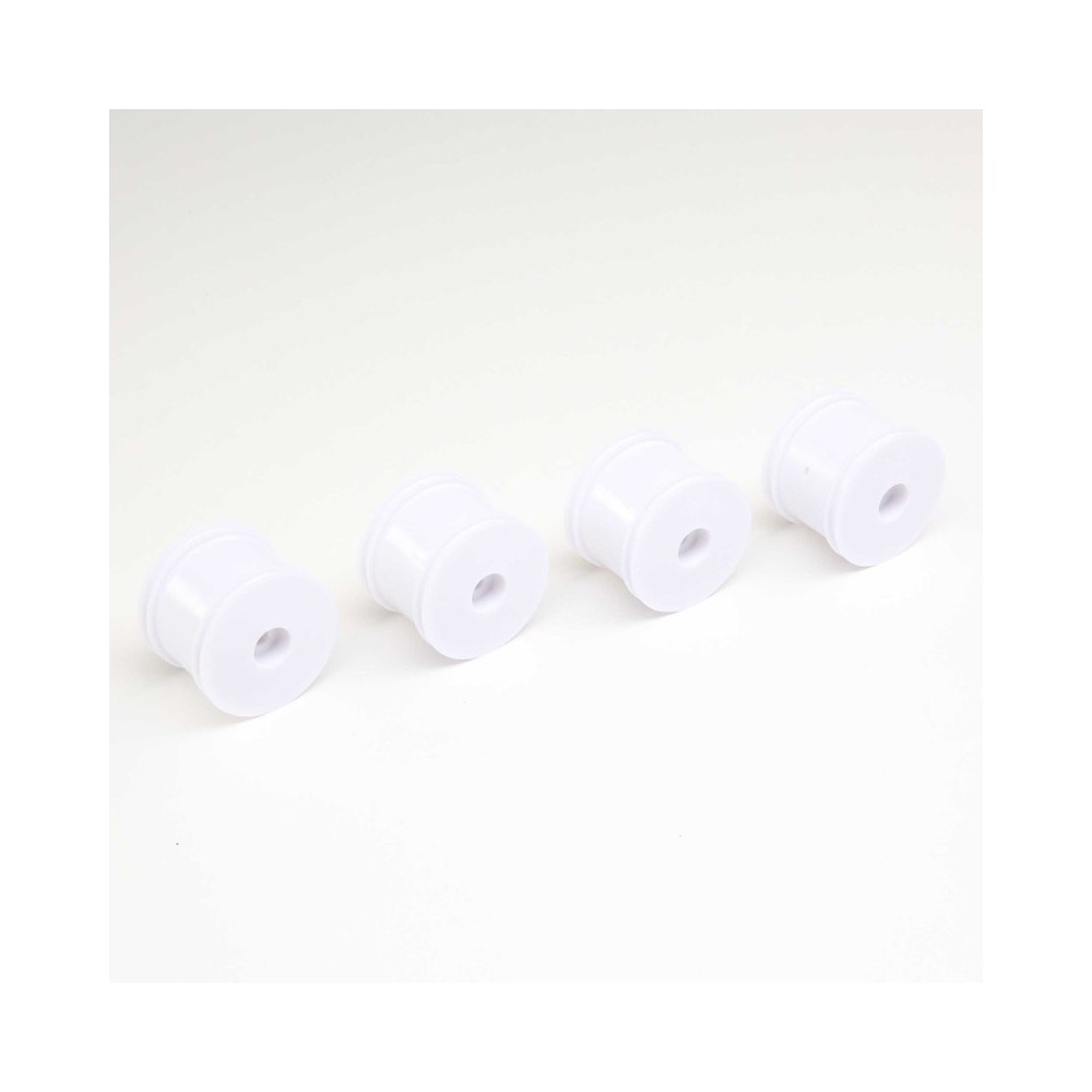 Llantas blancas delanteras y traseras Losi Mini-T 2.0 LOS41012