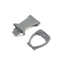 Placa protectora soporte paragolpes Losi Rock Rey gris