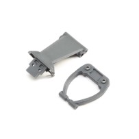 Losi Front Bumper Skid Plate&Support Gray Rock Rey - LOS231040