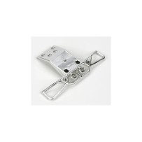 Losi Front bumper-skid plate chrome: mini-dt - LOSB1102