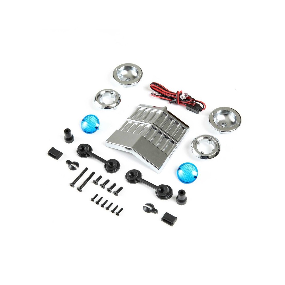 Losi Front LED Lights and Grill Set Son Uva Digger:LMT - LOS240019 Losi Front LED Lights and Grill Set Son Uva Digger:LMT - LOS240019