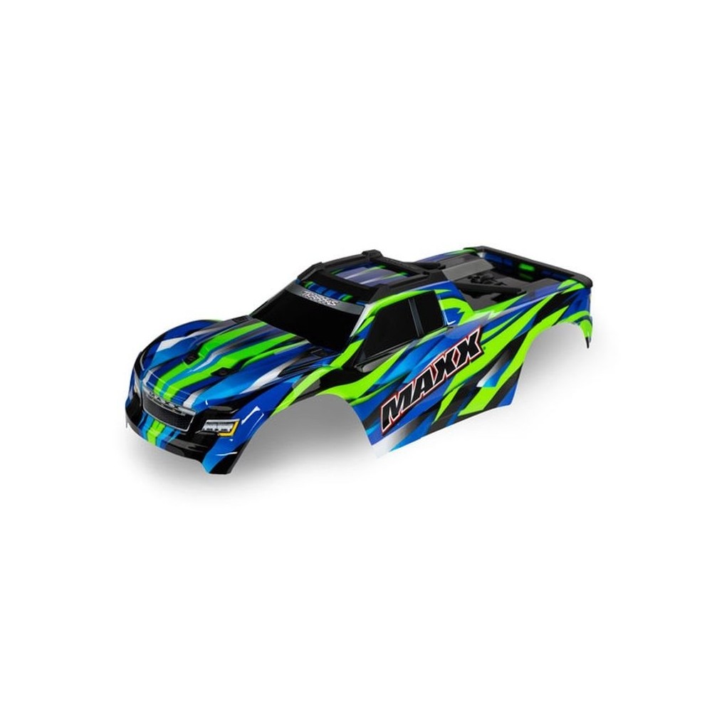 Carrocería Maxx verde pintada Traxxas TRX8918G Carrocería Maxx verde pintada Traxxas TRX8918G