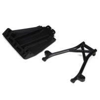 Losi Front Skid Plate Bumper Brace & Spacers: 5IVE-T - LOSB2574