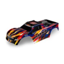 Traxxas Body maxx yellow (painted decals applied) (fits maxx with extended) TRX8918P