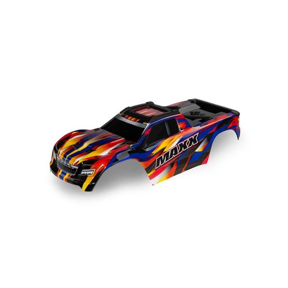 Traxxas Body maxx yellow (painted decals applied) (fits maxx with extended) TRX8918P