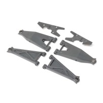 Losi Front Suspension Arm Set Gray: RZR Rey - LOS234053
