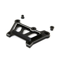 Losi Front Top Plate Black Aluminum: DBXL-E - LOS351008