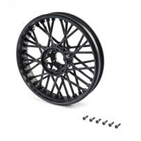 Losi Front Wheel Set Black: Promoto-MX - LOS46000