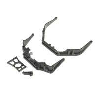 Losi Front-Rear Chassis Brace Set and Diff Retainer Ring: LST 3XL-E - LOS241017
