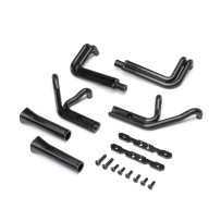 Losi Header Set Matte Black: 22S Sprint - LOS-1897