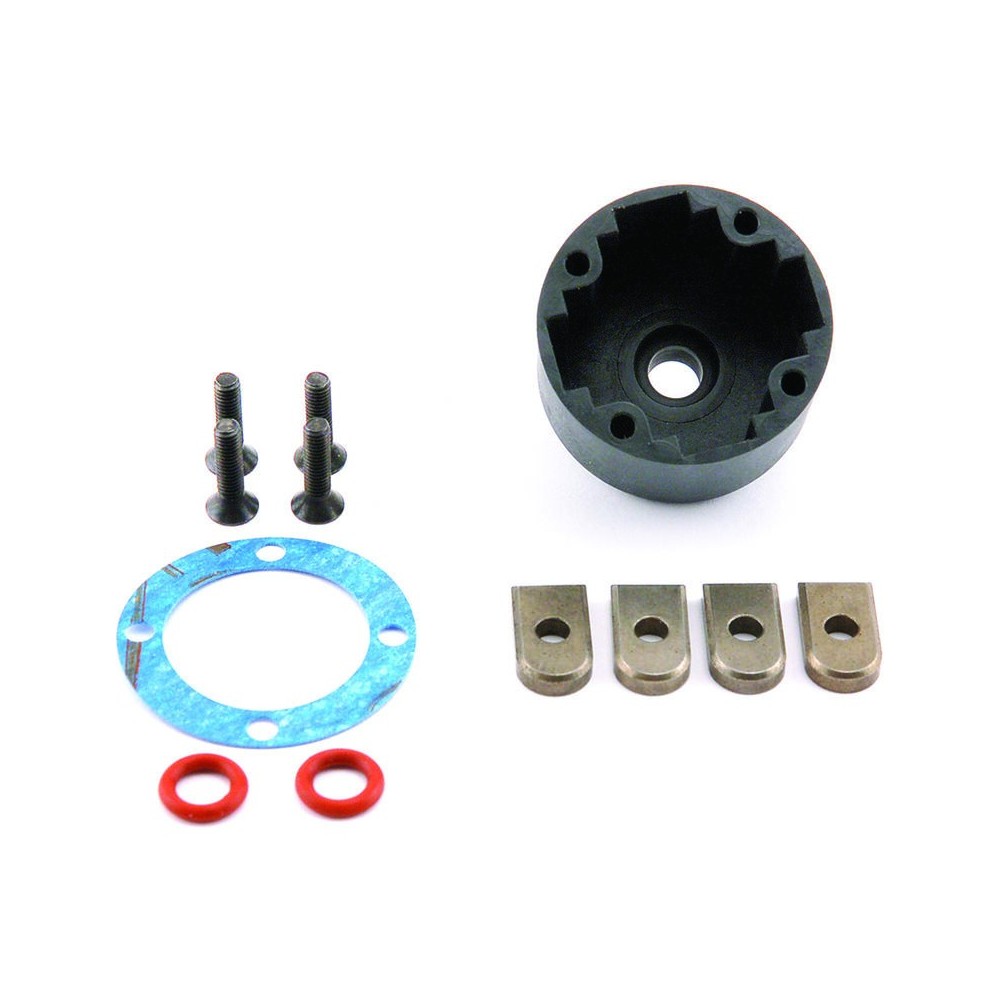 Caja diferencial reforzada Losi LOSB3528 8 8T LST2