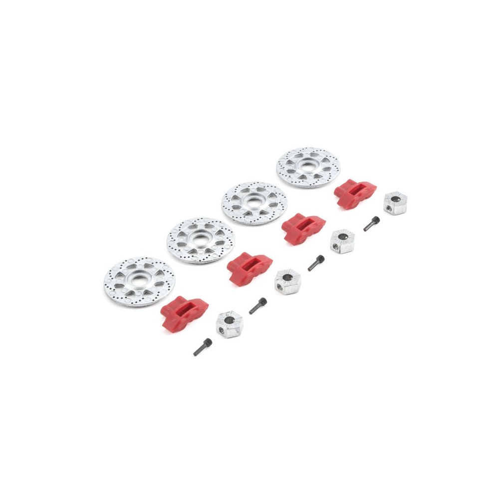 Losi Hex Rotor Caliper and Pin Set (4): Baja Rey - LOS232006 Losi Hex Rotor Caliper and Pin Set (4): Baja Rey - LOS232006