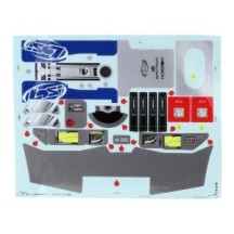 Losi Interior Set with Helmets Clear: SBR 2.0 - LOS250047