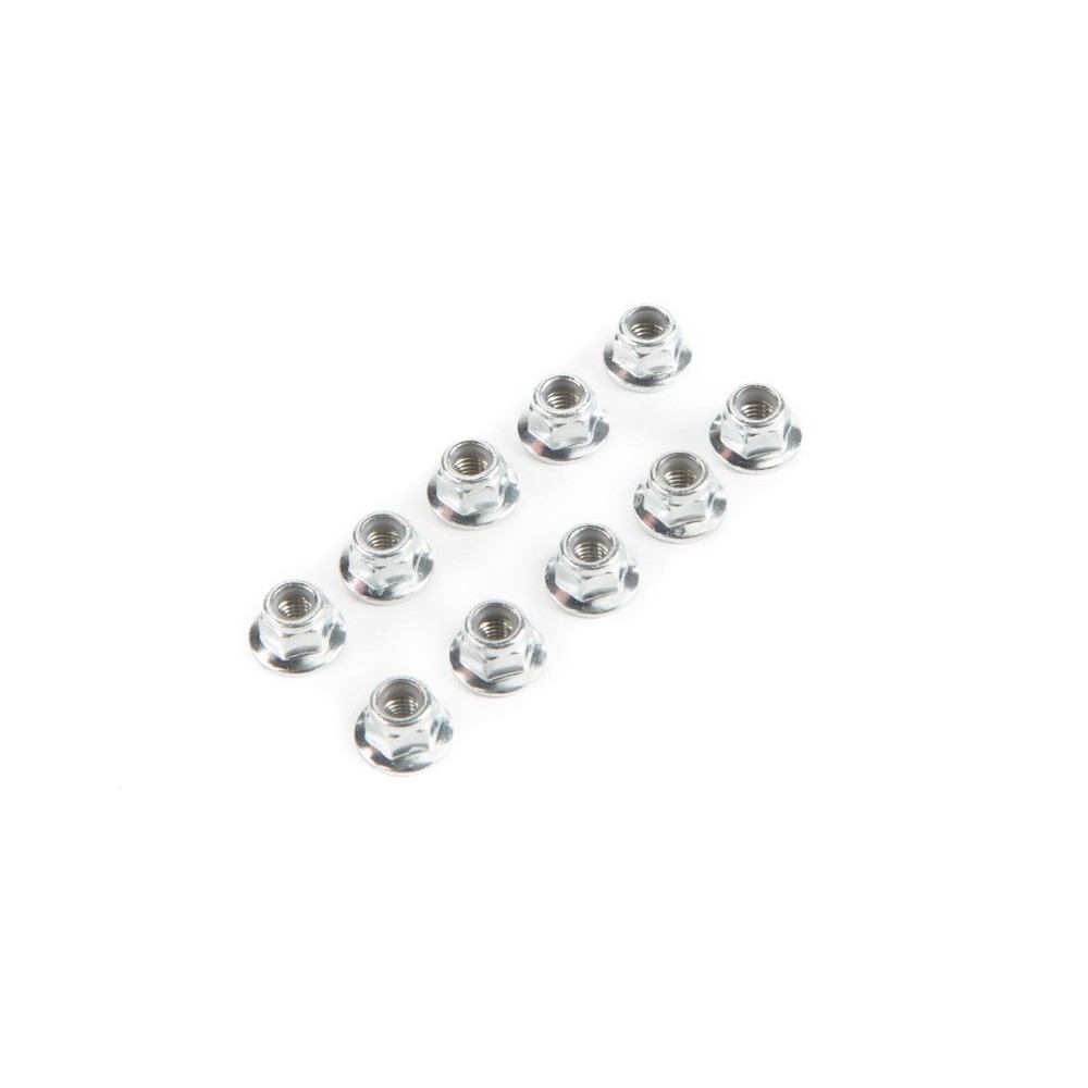 Losi Lock Nut Flanged M5 x 0.8 Serrated (10) - LOS235015 Losi Lock Nut Flanged M5 x 0.8 Serrated (10) - LOS235015