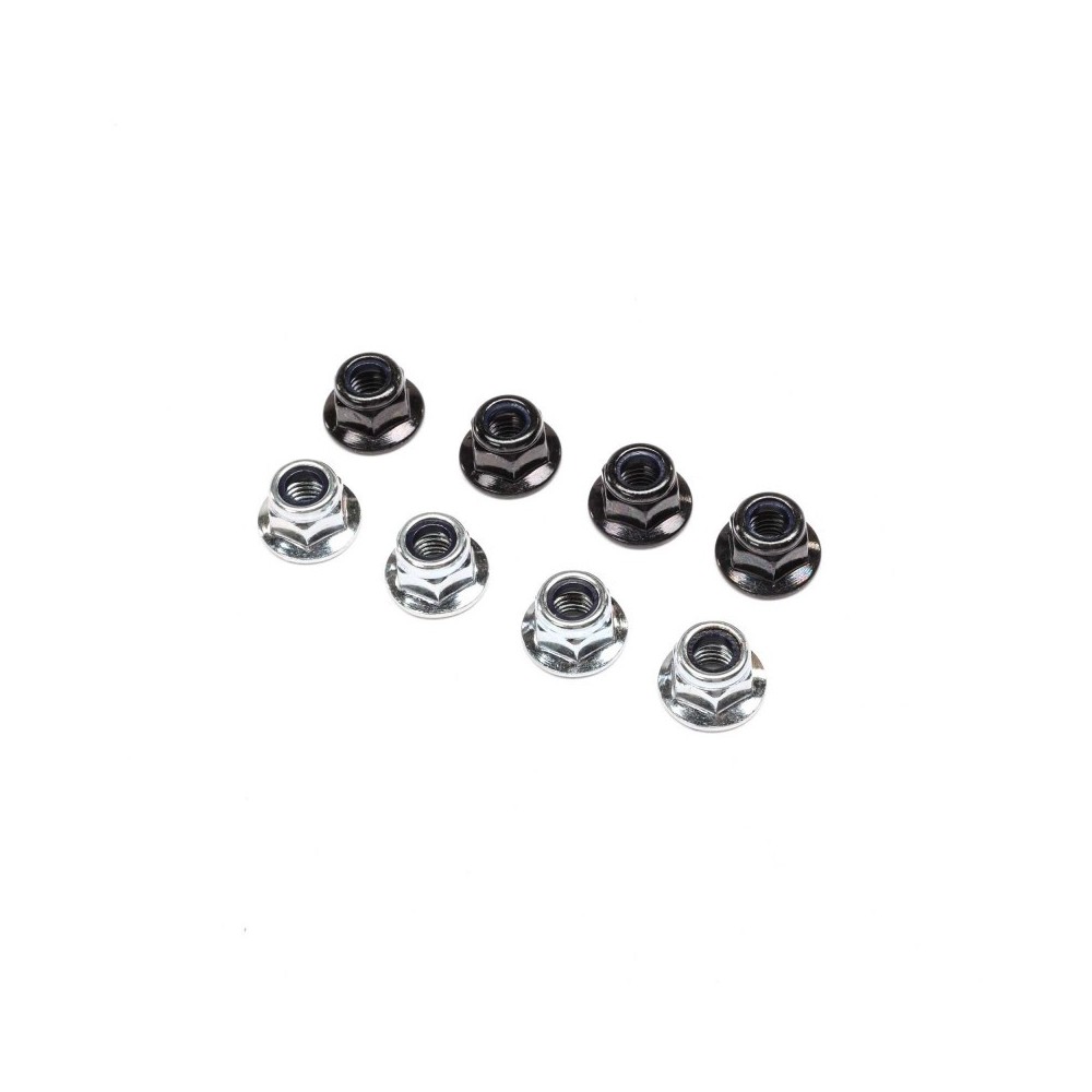 Losi Lock Nuts Right and Left Threads 5mm (4 each) - LOSA6321 Losi Lock Nuts Right and Left Threads 5mm (4 each) - LOSA6321