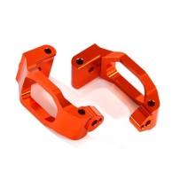 Traxxas Caster blocks (c-hubs) 6061-t6 aluminum (orange-anodized) left-right TRX8932A