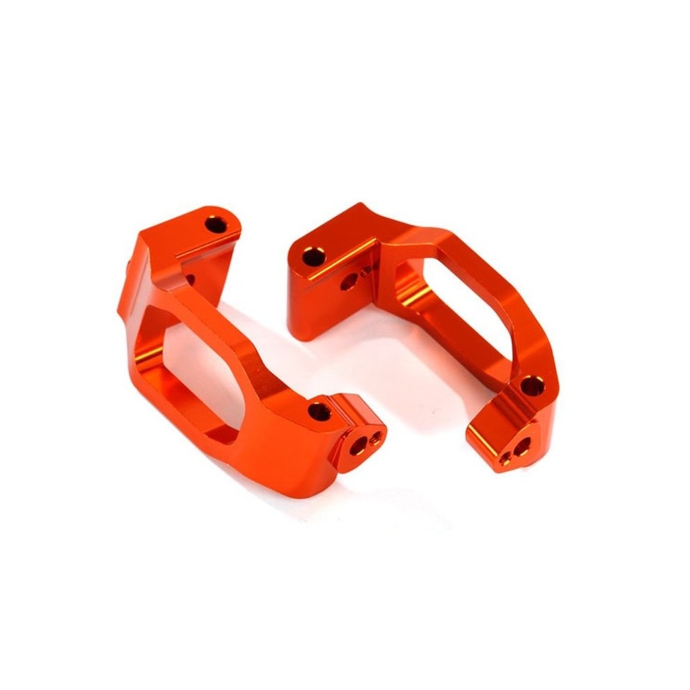 Traxxas Caster blocks (c-hubs) 6061-t6 aluminum (orange-anodized) left-right TRX8932A Traxxas Caster blocks (c-hubs) 6061-t6 aluminum (orange-anodized) left-right TRX8932A