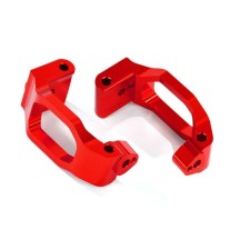 Traxxas Caster blocks (c-hubs) 6061-t6 aluminum (red-anodized) left-right TRX8932R