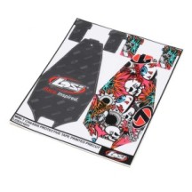 Losi Mini-T 2.0 Chassis Protective Tape Precut (2) - LOS311011