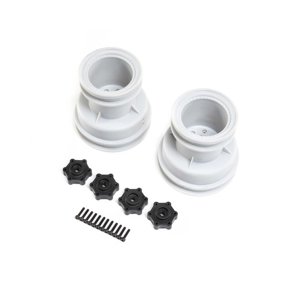 Losi MT Wheel Silver (2): LMT - LOS43033 Losi MT Wheel Silver (2): LMT - LOS43033