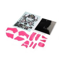 Losi Plastics with Wraps Pink: PM-MX-SM - LOS-2302