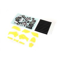 Losi Plastics with Wraps Yellow: Promoto-MX - LOS260003