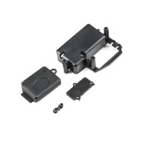 Losi Radio Tray with Switch Cover Blnk & Reciever Cover: TEN-SCTE - LOSB2359