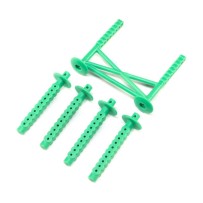 Losi Rear Body Support and Body Posts Green: LMT - LOS241045
