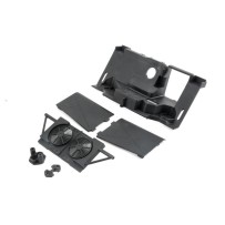 Losi Rear Bulkhead Fan Panel Mudguards: Baja Rey - LOS231005