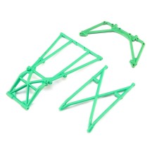 Barras traseras jaula y arco verdes Losi LMT LOS241043