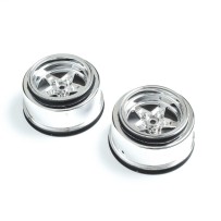 Losi Rear Wheel Chrome (2): 22S Drag - LOS43046