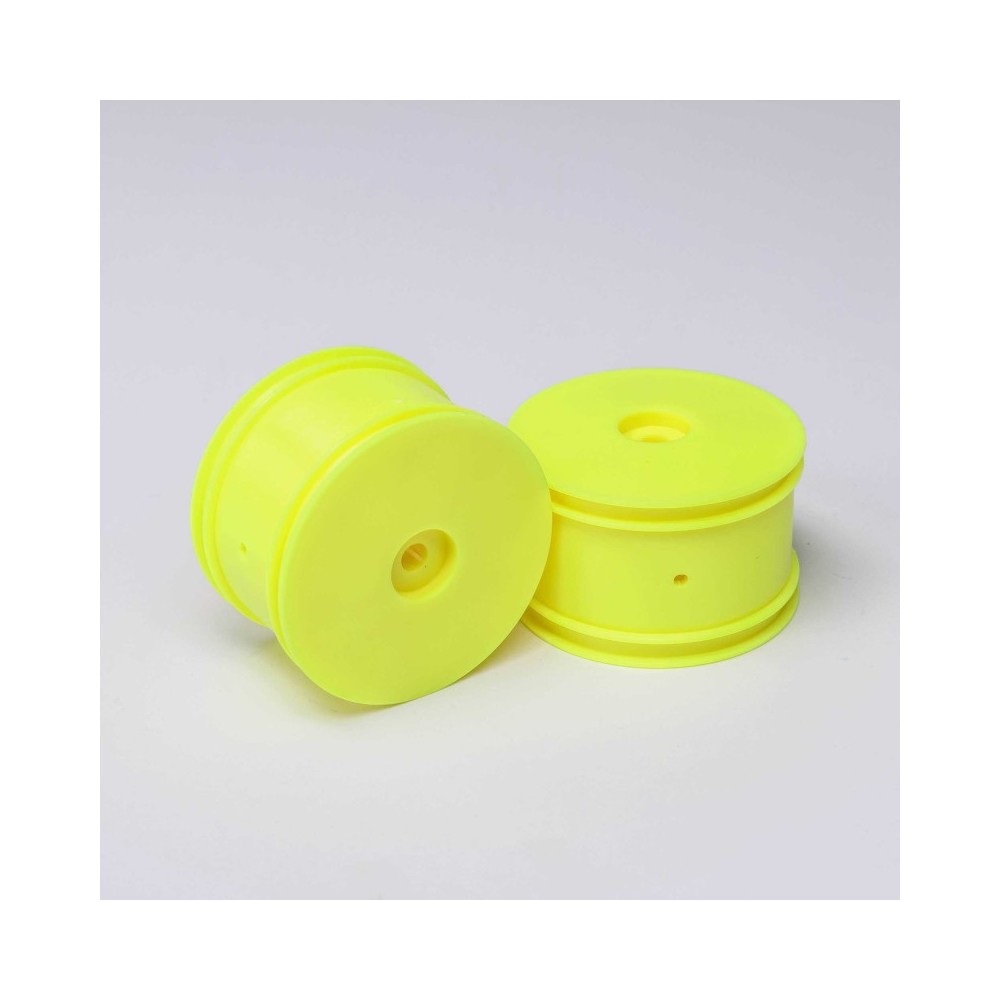 Llantas traseras amarillas Losi Mini-B LOS41028