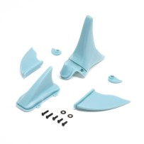Losi Replacement Fin Set Megalodon: Mini LMT - LOS-2055