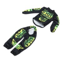 Losi Rider Jersey Set FXR Podium Gladiator Black: Promoto-SM - LOS-2296